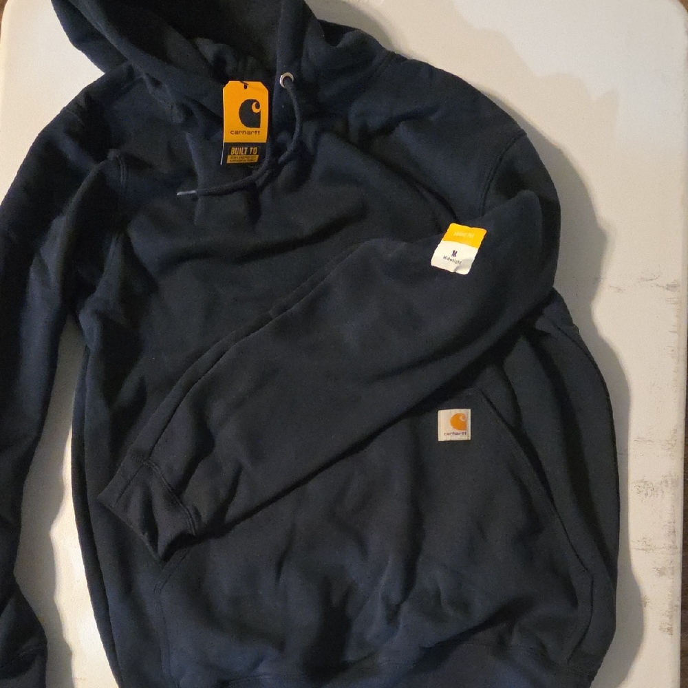 Carhartt Men's Navy Hoodie